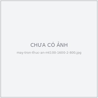 Máy trộn thức ăn FarmX MT100 thùng inox 304 cỡ lớn nhất, khung chân vuông, nhìn từ góc chếch bên