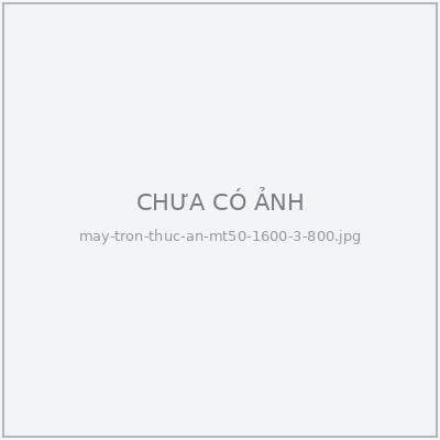 Máy trộn thức ăn FarmX MT50 thùng inox 304 nhìn thẳng, khung chân vuông, nhìn cận phần thân máy